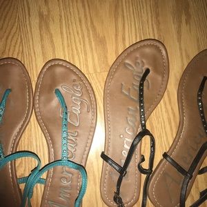 2 Pairs!!🥳of American Eagle Sandals